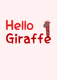 Hello Giraffe red 3