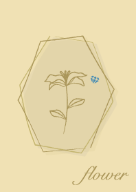 花 <鑽石> 黃油黃