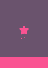 Lucky Star / Antique Purple&Vivid Pink