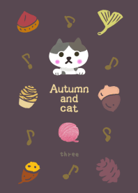 Autumn fruit and cat design03