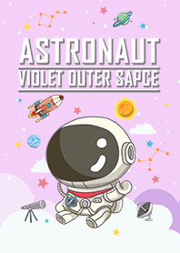 misty cat-Astronaut Violet