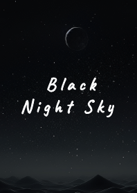 Black Night Sky