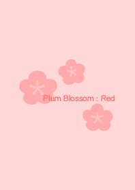 Plum Blossom : Red