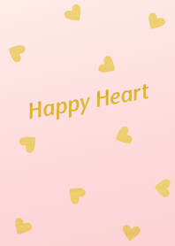 Happy Heart ~Pink&Gold