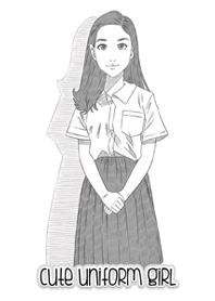 Cute uniform girl