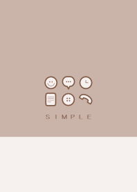 SIMPLE(beige brown)V.373b
