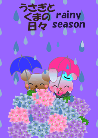 Rabbit and bear daily(The rainy season)