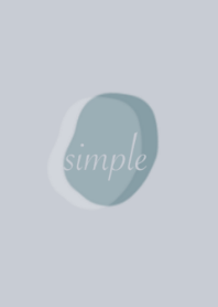 simple - dull blue