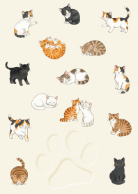 Cute cat illustrations.3