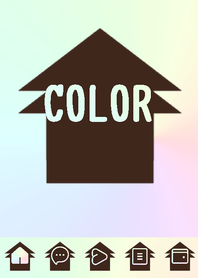 brown color rainbow  T16