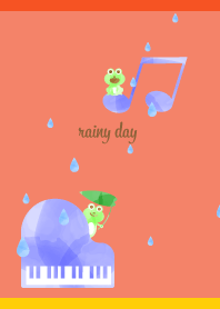 雨の日のしらべ2 赤と黄色