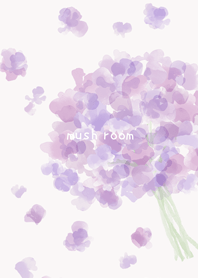 watercolor Sweet pea purple