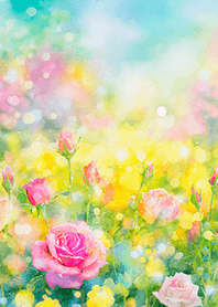 薔薇(バラ)の花の着せかえ(R5989)