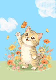 ลูกเหมียวซน: ตามล่าผีเสื้อ! (ชมพู)