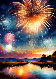 Beautiful Fireworks Theme#732