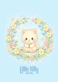 Little Kitty Flower Ring
