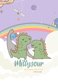 恐龍 : Millysour 和 Rainbow