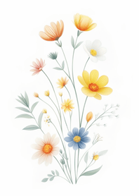 Forest flower collection(lucky color)