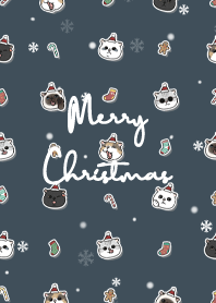 neko christmas1 / indigo