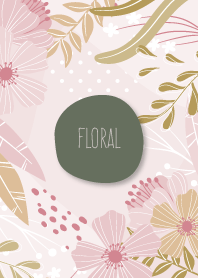 Abstract Flat Floral