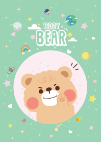 Teddy Bears Mini Cute Galaxy Green