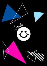 The smile - black colorful triangle18-
