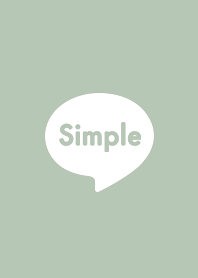 SIMPLE Cute  green beige for adults