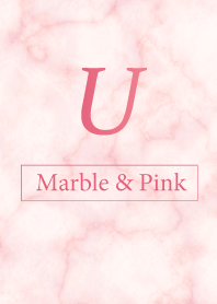 U-Marble&Pink-Initial