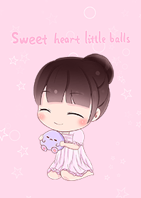 Sweet heart little balls