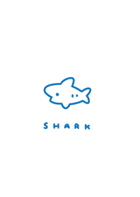 小鯊魚 /white blue