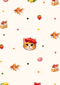 Cute little orange cat (Pp)