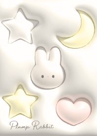 yellow Fluffy moon and rabbit 14_2