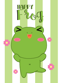 Happy Cute Frog