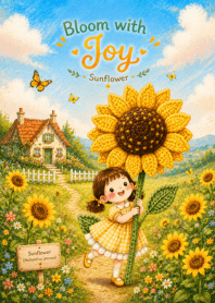 Bloom with joy sweet girl