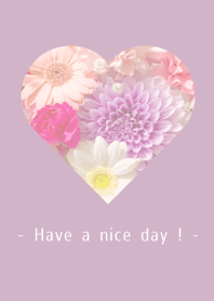 Flowers and hearts. Colorful -2-