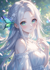 Enchanted Forest Butterfly Girl_8-3