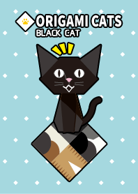 ORIGAMI CATS (Black cat version)