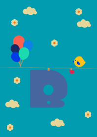 -Cute initial B-