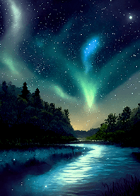 Beautiful starry night view#1386