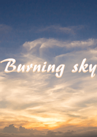 Burning sky