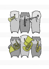 Sea otter&Manul [wind music]