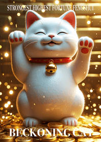 Wealth luck beckoning cat 40