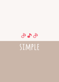 Musical note'Dullness Beige'