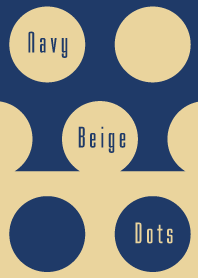 Beige and navy spots Theme (UD version)