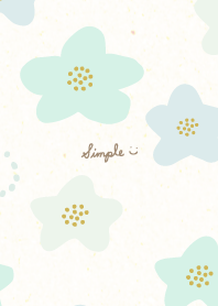 Flower simple 3 colors4 from Japan