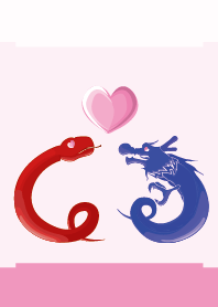 ekst Red (Snake) Love Blue (Dragon)