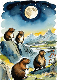 Ukiyo-e - Capybara bC2fA7