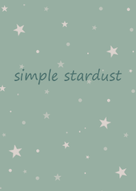 simple stardust *dusty green