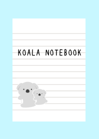 KOALA NOTEBOOK/LIGHT BLUE