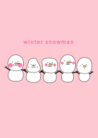 winter snowman baby